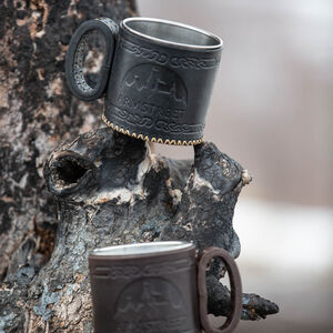 Mug en acier inoxydable (600 ml) à l’extérieur en cuir gaufré-08