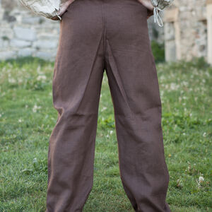 Pantalon médiéval classique en lin-10