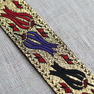 Passement doré «Tulipe» à vendre au mètre