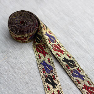 Passement doré «Tulipe» à vendre au mètre