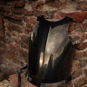 Plastron monobloc fonctionnel léger en acier trempé à ressort "Mercenaire" pour WMA Harnischfechten