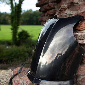 Plastron monobloc fonctionnel léger en acier trempé à ressort "Mercenaire" pour WMA Harnischfechten