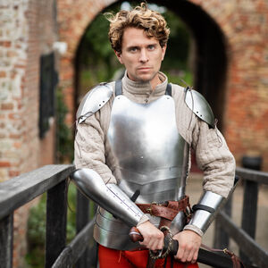 Plastron monobloc léger en acier à ressort "Chevalier des Bois" pour WMA AMHE Harnischfechten