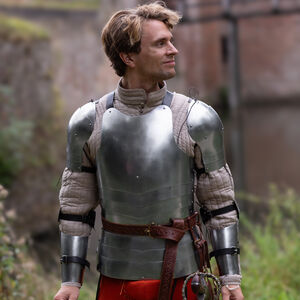 Plastron monobloc léger en acier à ressort "Chevalier des Bois" pour WMA AMHE Harnischfechten