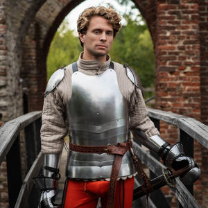 Plastron monobloc léger en acier à ressort "Chevalier des Bois" pour WMA AMHE Harnischfechten