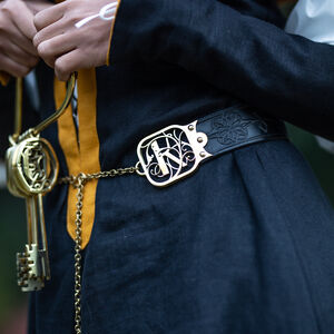 Rabais: Ceinture en Cuir Gaufré « Citadine » avec Lettres | Taille 57 cm