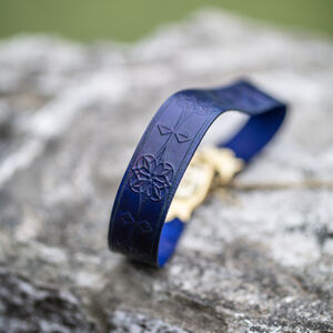 Rabais: Ceinture en Cuir Gaufré « Citadine » avec Lettres | Taille 57 cm