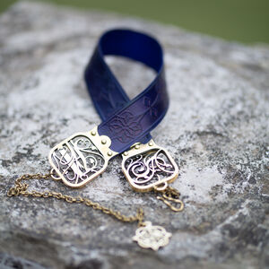 Rabais: Ceinture en Cuir Gaufré « Citadine » avec Lettres | Taille 57 cm