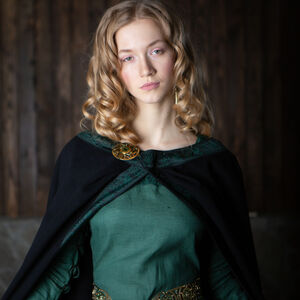 Rabais: Ceinture en Laiton et Email pour Femme «Princesse de l'Automne» | Email rouge rubis