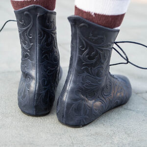 Rabais: Chaussures en cuir gaufré avec laçage «Mémoires de Renaissance» | Offre unique