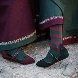 Rabais: Chaussures Médiévales en Suède pour Femmes «Citadine» | Suède noir | Taille EU-37