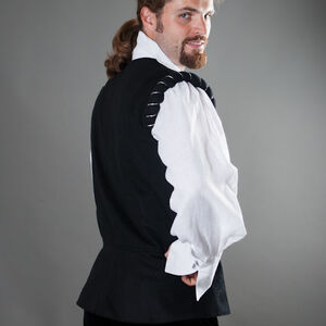 Rabais: Costume Médiéval Noble de Chemise et Gilet Style Renaissance « Chevalier »