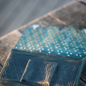 Rabais: Petit Sac Pochette à Ceinture aux Accents en Laiton «Diamant» | Cuir brun