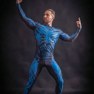 Rashguard pantalon de combat à épée "Futura", sous-vêtement de protection en tissu élastique compressif