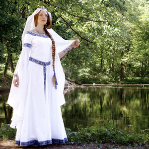 Robe nuptiale médiévale fantastique « Cygne blanc » d'ArmStreet