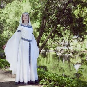 Robe médiévale fantastique « Cygne blanc » d'ArmStreet