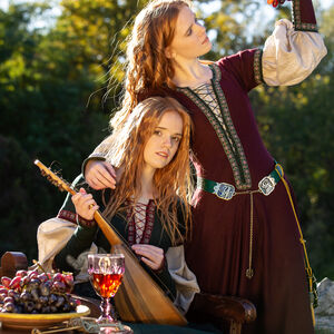 Robe en Laine aux Manches Détachables Style 14 s. Édition Limitée « Gardienne des Clés »-02