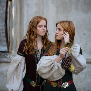 Robe en Laine aux Manches Détachables Style 14 s. Édition Limitée « Gardienne des Clés »-04