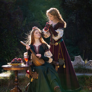 Robe en Laine aux Manches Détachables Style 14 s. Édition Limitée « Gardienne des Clés »-06