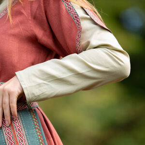 Robe tunique en lin femme à manches courtes «Ilse la Brillante»