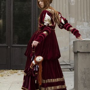 Robe en velours de noblesse de Renaissance ArmStreet