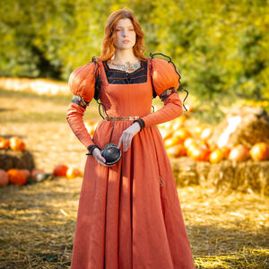 Costume Halloween «Robe Citrouille»