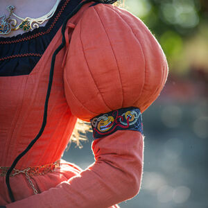 Robe Halloween lin orange «Robe Citrouille»