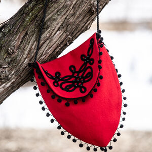 Fantasy Woolen Bag with Beading “Queen of Shamakhan”