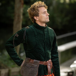 Sac en cuir avec poches et motif ours gaufré