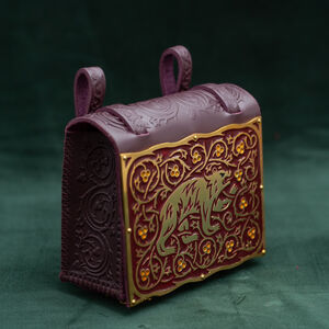 Sac en cuir stale médiéval « Ours »