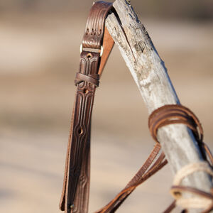 Sac fantasy en cuir « Labyrinthe » fait main 