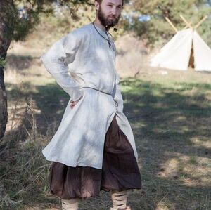 Sous-vêtement viking, tunique en lin