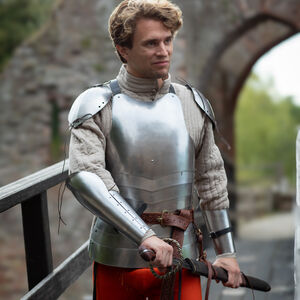 Spallières d’escrime légères "Chevalier des Bois"