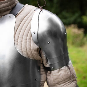 Spallières fonctionnelles légères à 4 segments "Chevalier des Bois" pour WMA AMHE Harnischfechten