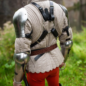 Spallières fonctionnelles légères à 4 segments "Chevalier des Bois" pour WMA AMHE Harnischfechten