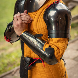 Spallières fonctionnelles légères en acier trempé à 4 segments “Mercenaire” pour WMA Harnischfechten