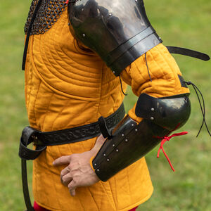 Spallières fonctionnelles légères en acier trempé à 4 segments “Mercenaire” pour WMA Harnischfechten