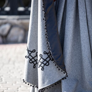 Manteau médiéval fantastique en laine «Reine de la Shamakhan»-14