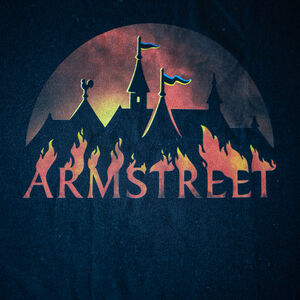 T-shirt en Coton à Logo de Guerre ArmStreet