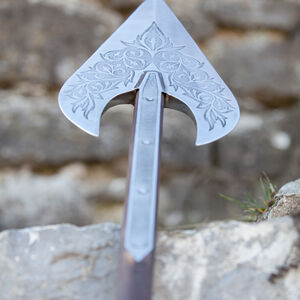 Hallebarde décorative « Chien de Guerre » arme fantasy LARP