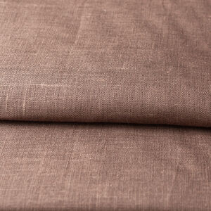 Tissu en lin marron au mètre pour costume historique