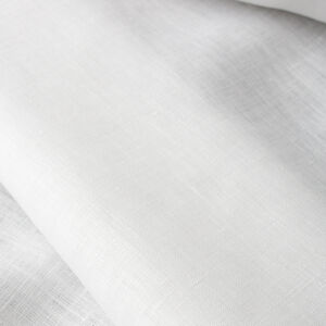 Tissu en lin naturel fin blanc pour costume historique au mètre
