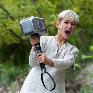 Tunique enfant en lin blanc chemise médiévale «Première Aventure»