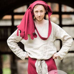 Tunique de lin fin style médiéval de XIIIème siècle « Soirée Pyjama » 