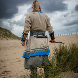 Tunique viking brodée en lin « Éric le Jarl »