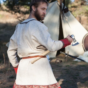 Tunique viking en lin « Bjorn le Bûcheron » pour vente