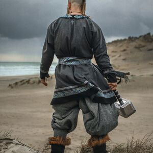 Tunique viking en laine pour homme « Éric le Jarl »