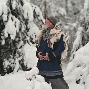 Tunique Viking en Lin Brodée « Ingvar le Jarl »