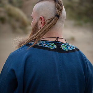 Tunique Viking en Lin Brodée « Ingvar le Jarl »