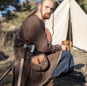 Tunique viking en lin « Éric l'Éclaireur »